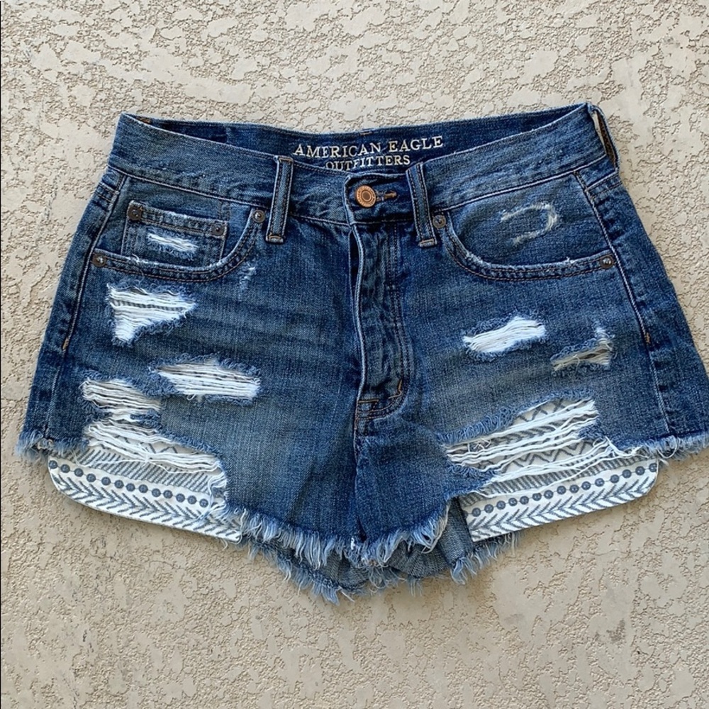AEO vintage hi- rise festival short